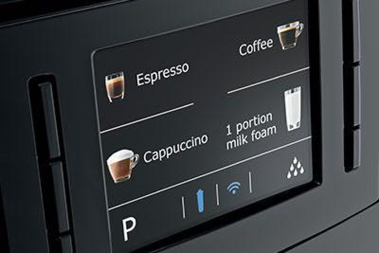 Jura E6 digital display